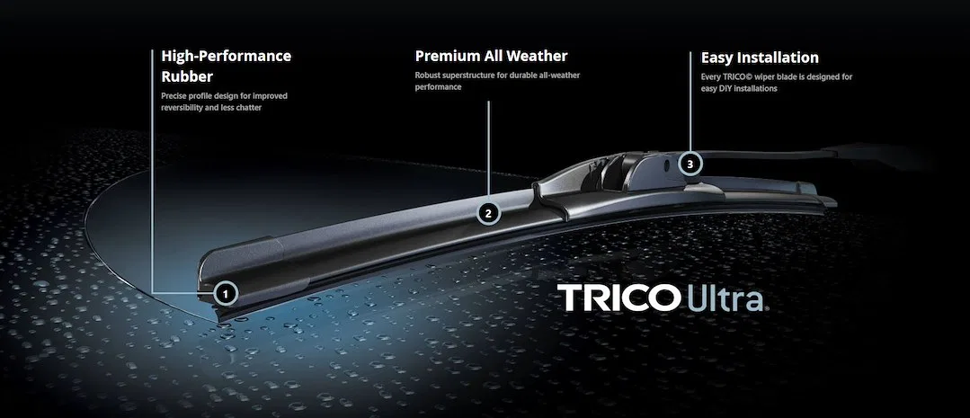 13-280 – TRICO Windshield Wiper Blade, OE Replacement 28 Inch Length All Weather - view 3